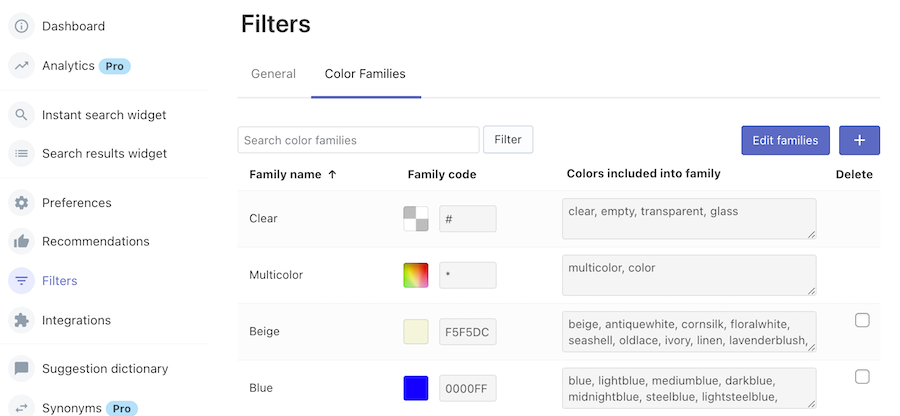 Setting up Color Families on WooCommerce