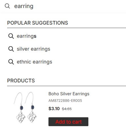 Changing colors of Instant Search Widget