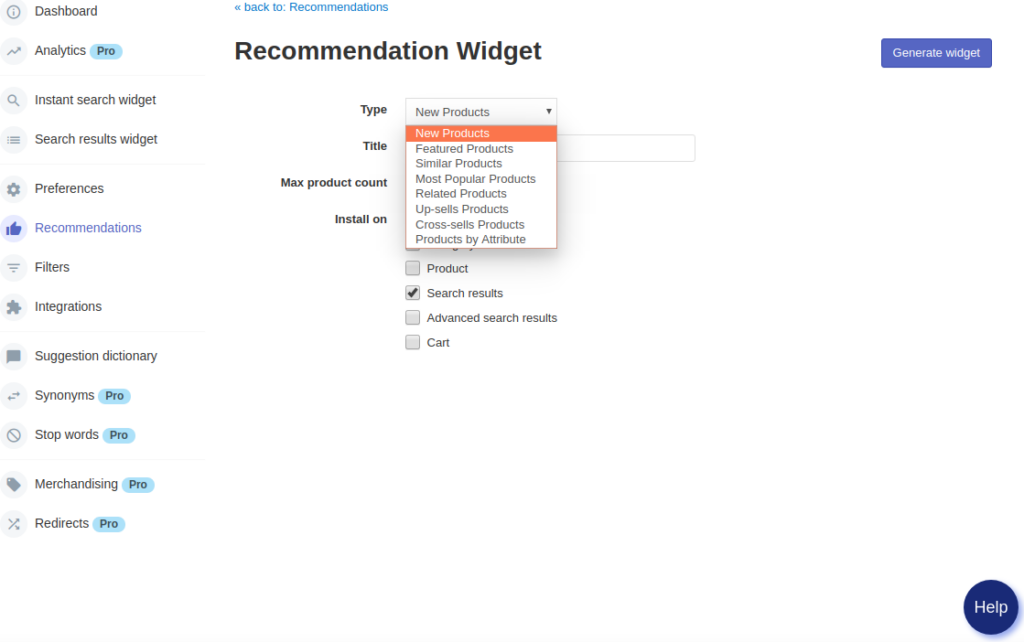 Setting up Recommendations on Magento 1