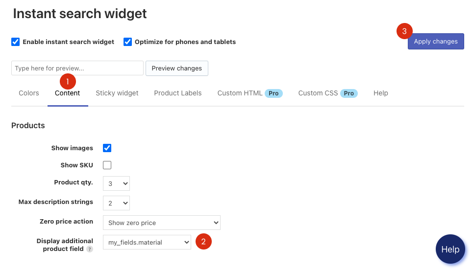 How to show a product metafield value in the widgets on Shopify