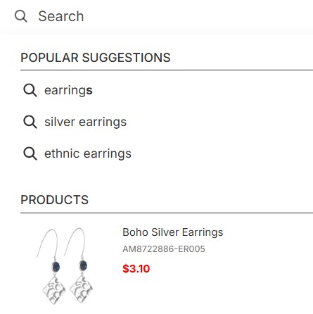 Changing colors of Instant Search Widget