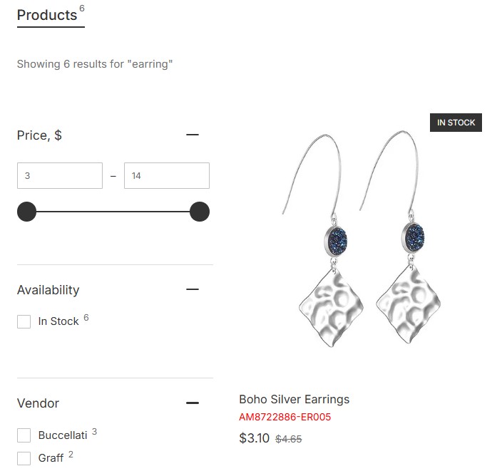 Changing colors of Search Results Widget