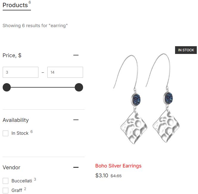 Changing colors of Search Results Widget