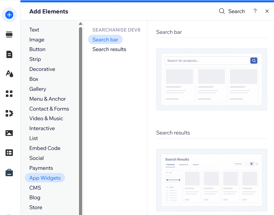 add elements