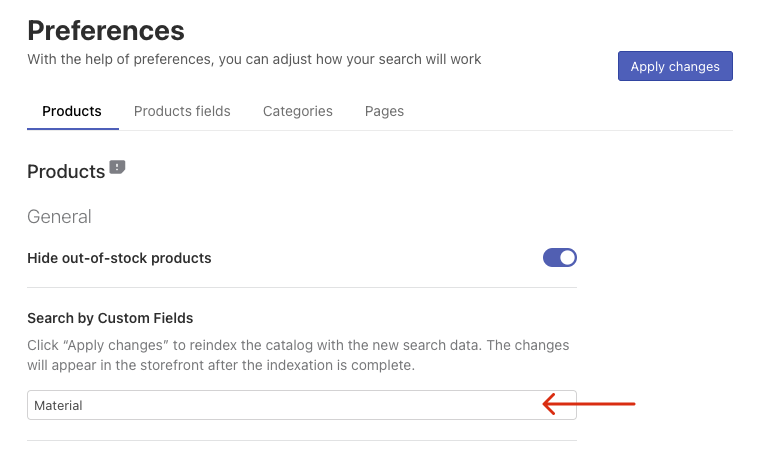 Search by Custom Fields on BigCommerce
