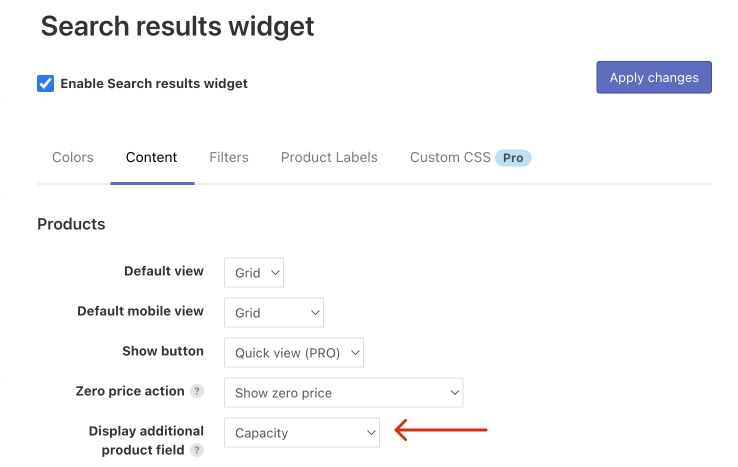 How to show a product custom field value in the widgets on BigCommerce