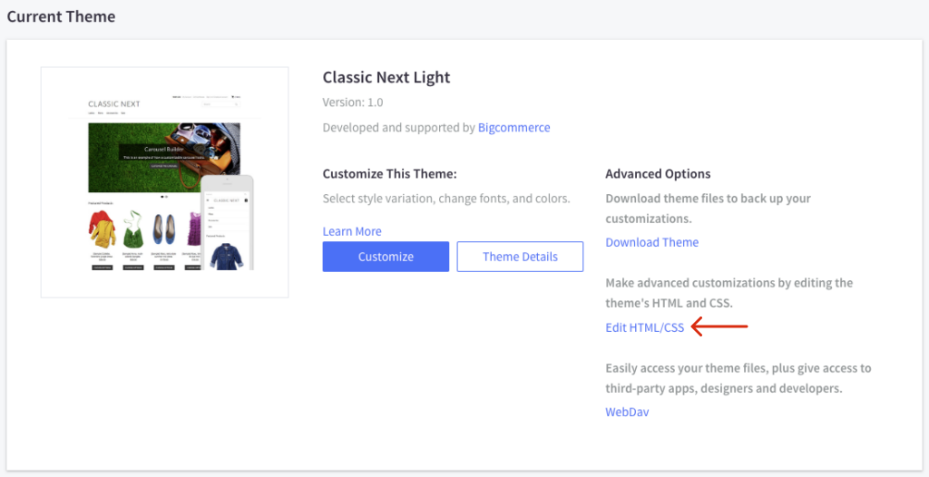 Setting up Smart navigation through BigCommerce categories for Blueprint themes