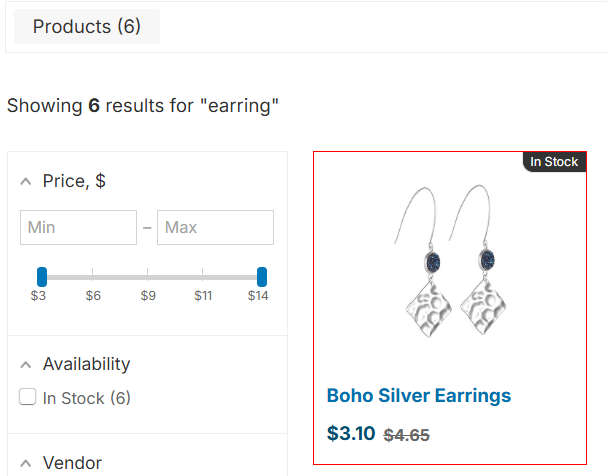 Changing colors of Search Results Widget