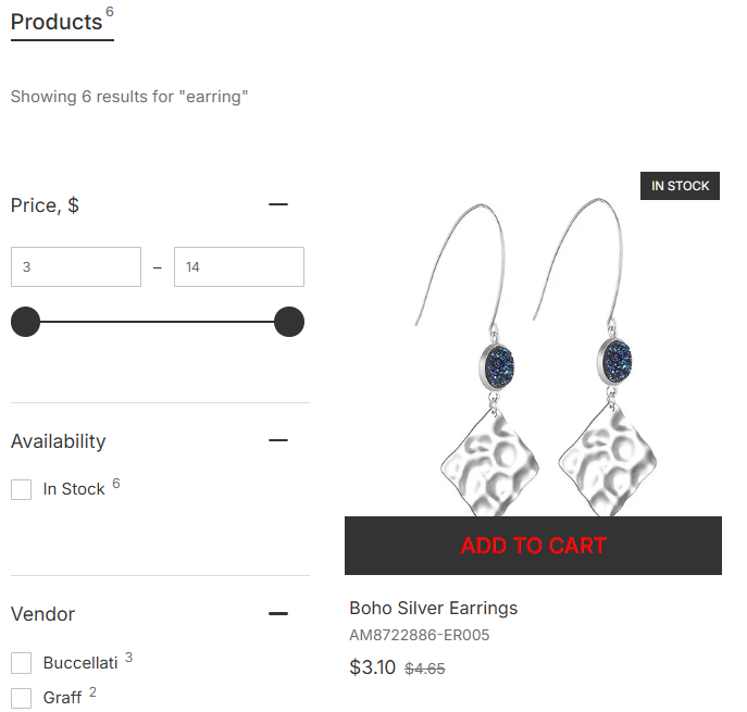 Changing colors of Search Results Widget