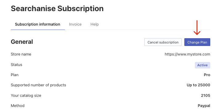 How to purchase Searchanise subscription for BigCommerce