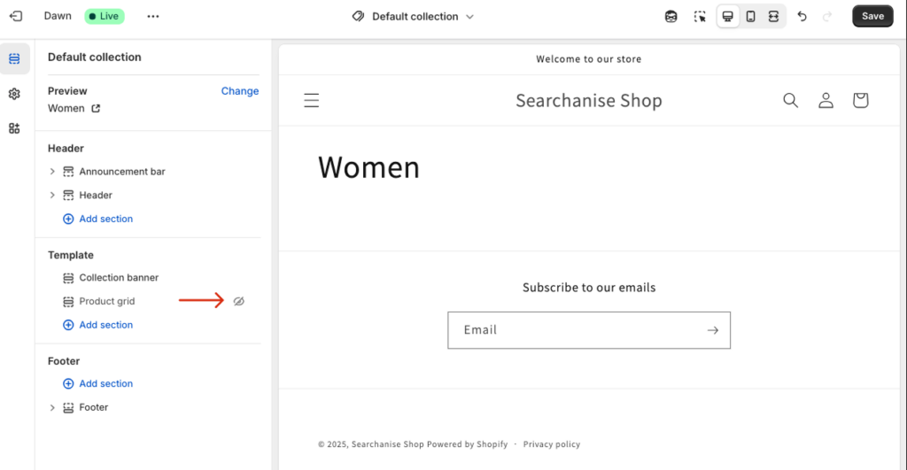 Setting up Filters on Collections through embedding HTML into Online Store 2.0 themes