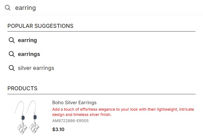 Changing colors of Instant Search Widget