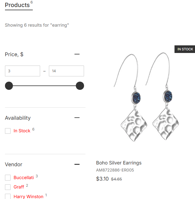 Changing colors of Search Results Widget