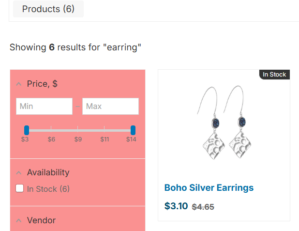 Changing colors of Search Results Widget
