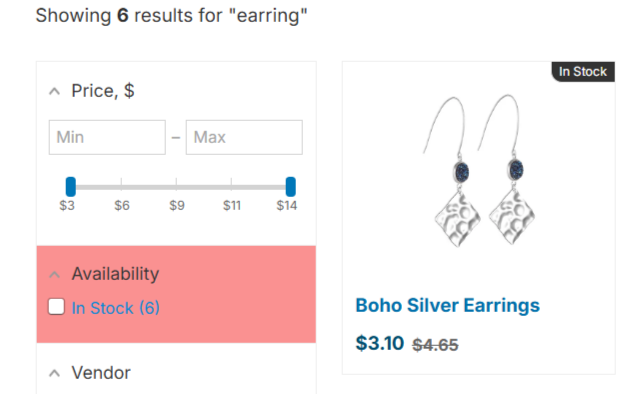 Changing colors of Search Results Widget