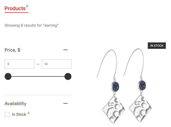 Changing colors of Search Results Widget