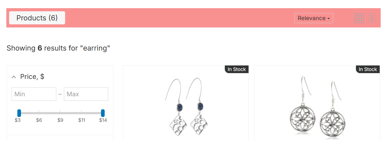 Changing colors of Search Results Widget