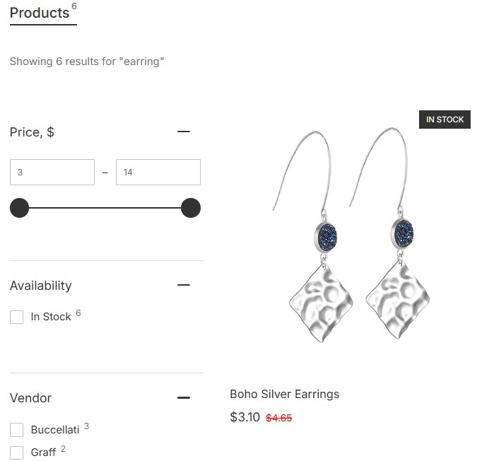 Changing colors of Search Results Widget