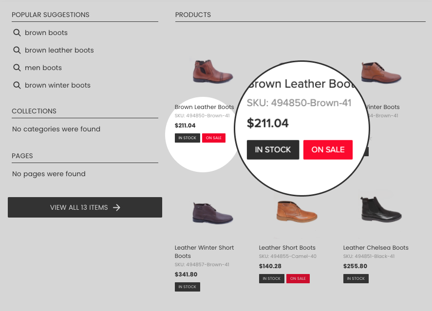 Setting up Product Labels in Instant Search Widget on Shopify