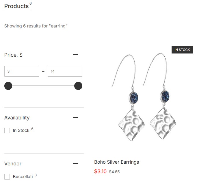 Changing colors of Search Results Widget