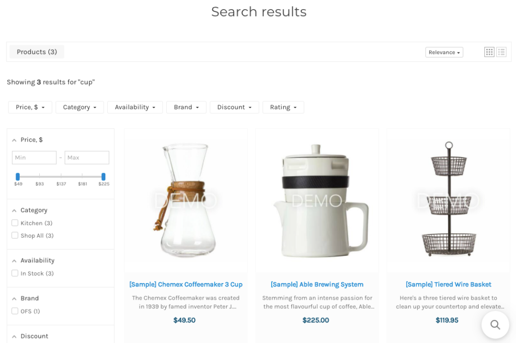 How to check that Searchanise works in BigCommerce stores