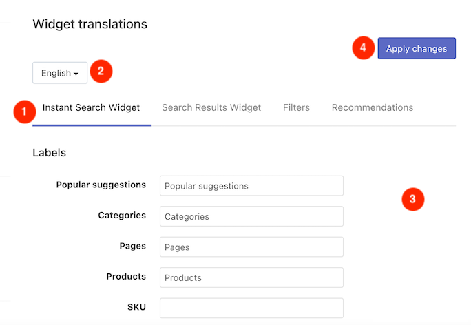 Translating Smart Search & Filter on Shopify