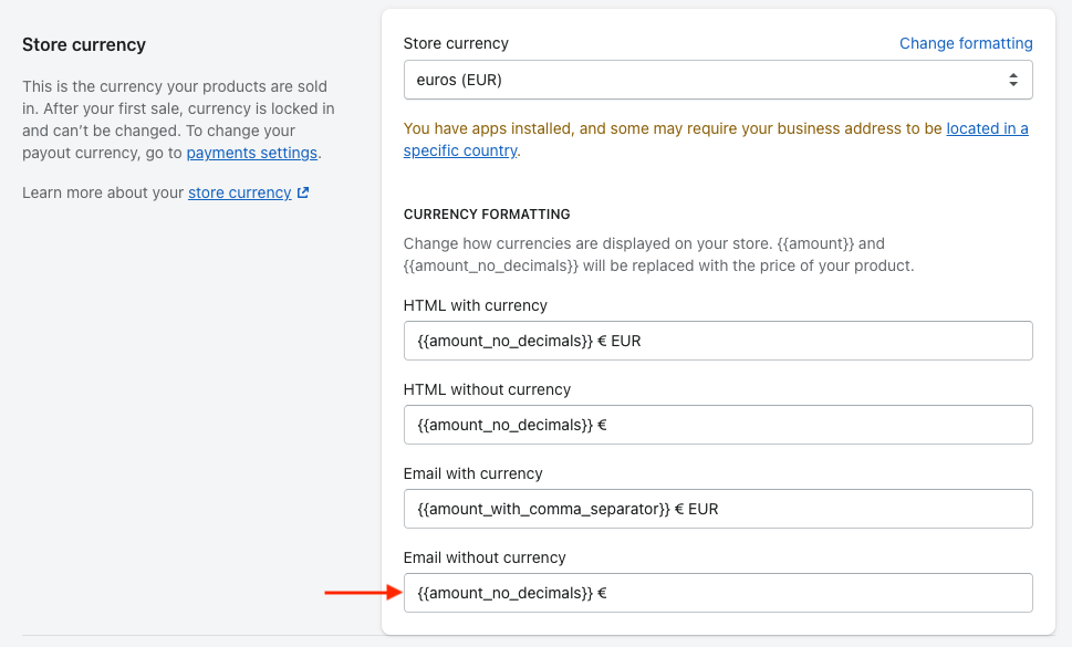 How to change currency formats in Smart Search & Filter widgets on Shopify