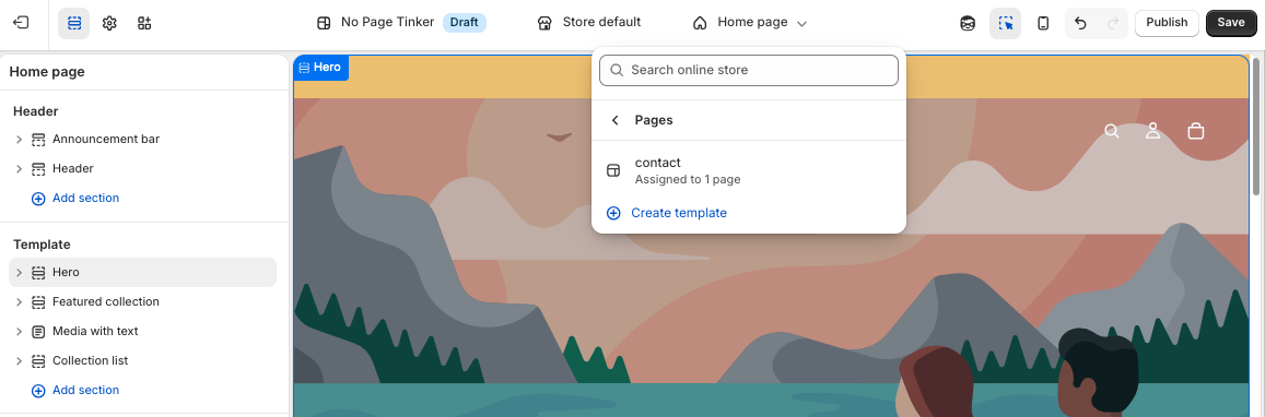 Why do I get a 404 error on Search Results Page on Shopify