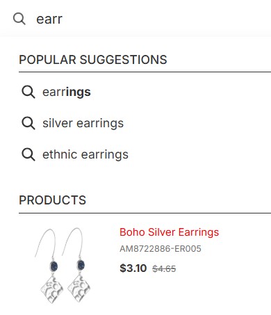 Changing colors of Instant Search Widget