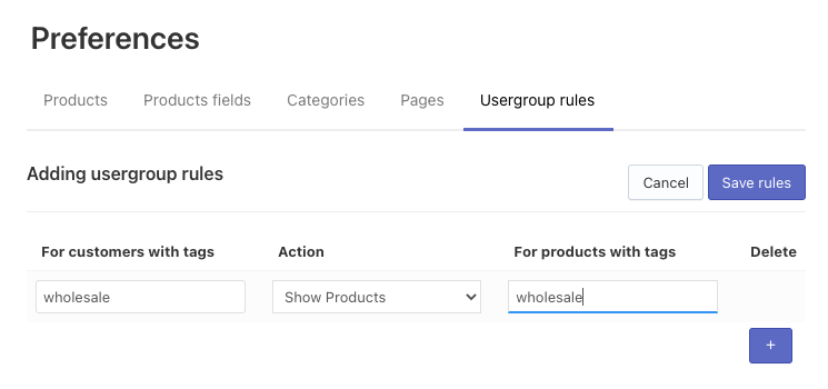 How to make Smart Search & Filter work with rules for different customer groups