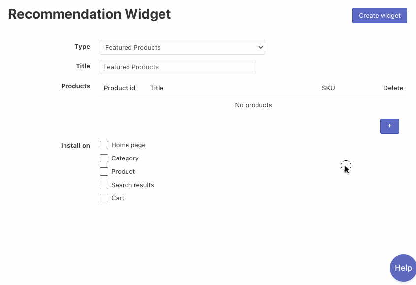 Setting up Recommendations on WooCommerce