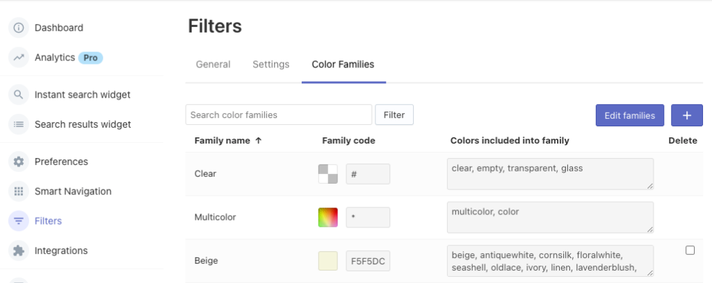 Setting up Color Families on BigCommerce